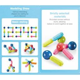 Magnetic Stick Building Blocks – 25 Pcs Set! 2
