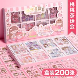 Kawaii Journal Wasi Stickers Stationery Set for Scrapbooking & Journaling 2