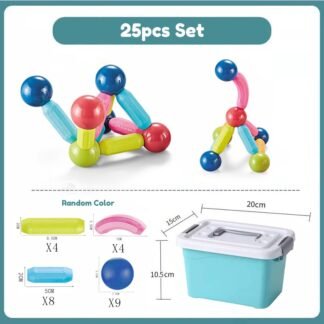 Magnetic Stick Building Blocks – 25/103/160 Pcs Set